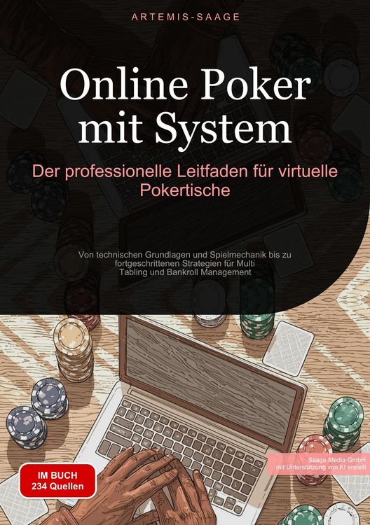 Produktbild: Online Poker mit System: Der professionelle Leitfaden f&uuml;r virtuelle Pokertische