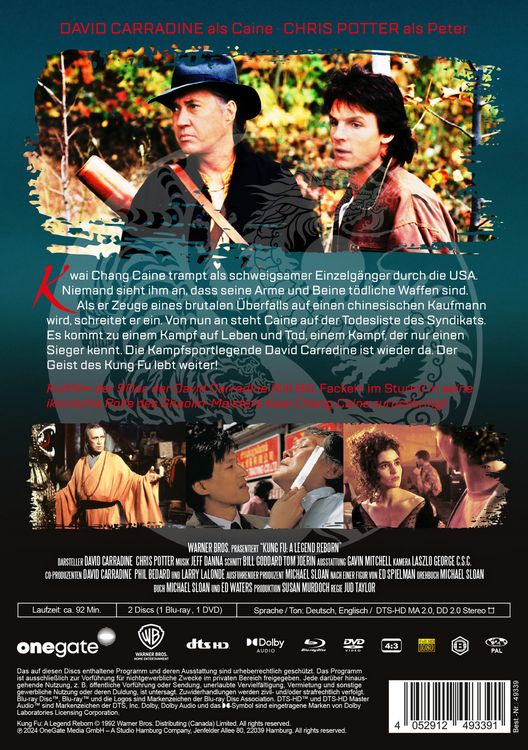 Produktbild: Kung Fu - R&uuml;ckkehr der Legende - Mediabook - Cover Original (Blu-ray+DVD)