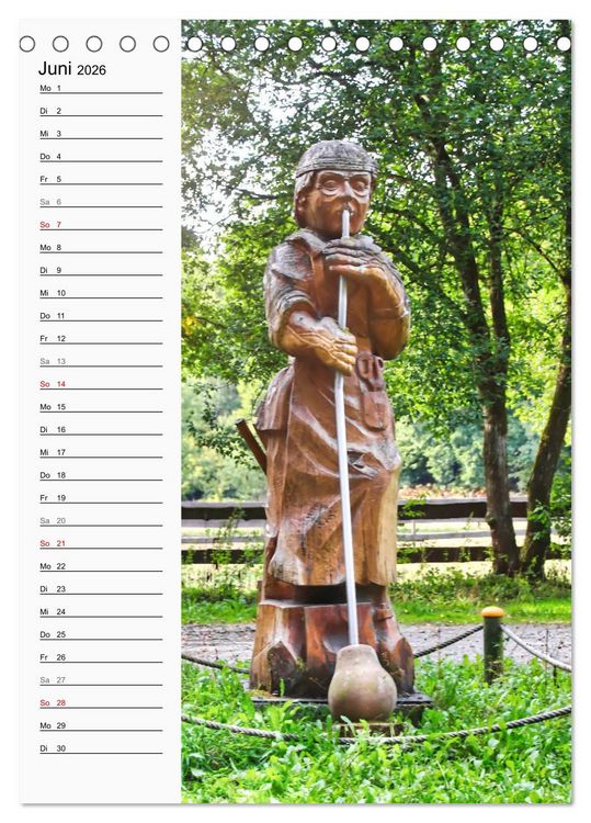 Produktbild: Nieste, Kleinod am Kaufunger Wald (Tischkalender 2026 DIN A5 hoch), CALVENDO Monatskalender