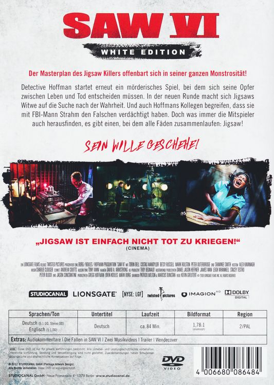 Produktbild: Saw VI - White Edition