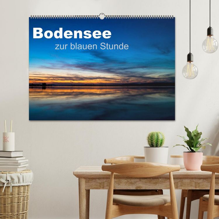 Produktbild: Bodensee zur blauen Stunde (Wandkalender 2026 DIN A2 quer), CALVENDO Monatskalender