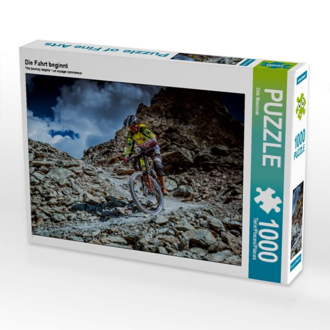 Produktbild: CALVENDO Puzzle Die Fahrt beginnt 1000 Teile Puzzle quer | 1000 Teile Lege-Gr&ouml;&szlig;e 64 &times; 48 cm Foto-Puzzle f&uuml;r gl&uuml;ckliche Stunden