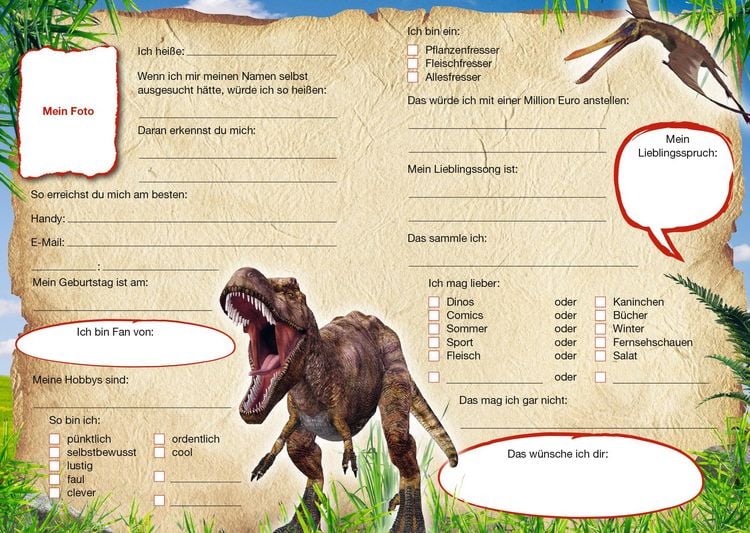 Produktbild: Dinosaurier: Freundebuch