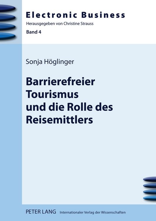 Produktbild: Barrierefreier Tourismus und die Rolle des Reisemittlers