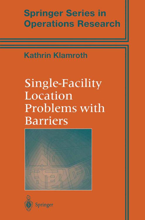 Produktbild: Single-Facility Location Problems with Barriers