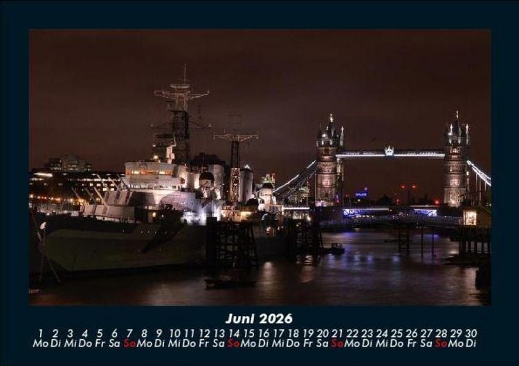 Produktbild: London 2026 Fotokalender DIN A5