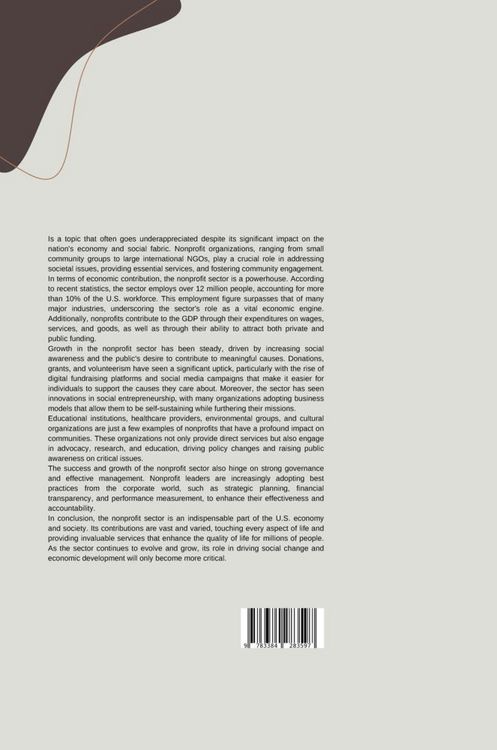 Produktbild: Nonprofit Sector Dynamics: Growth, Impact, and Challenges