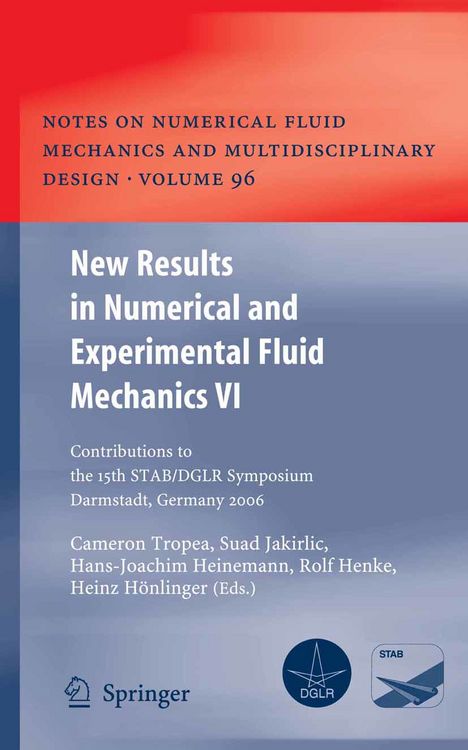Produktbild: New Results in Numerical and Experimental Fluid Mechanics VI