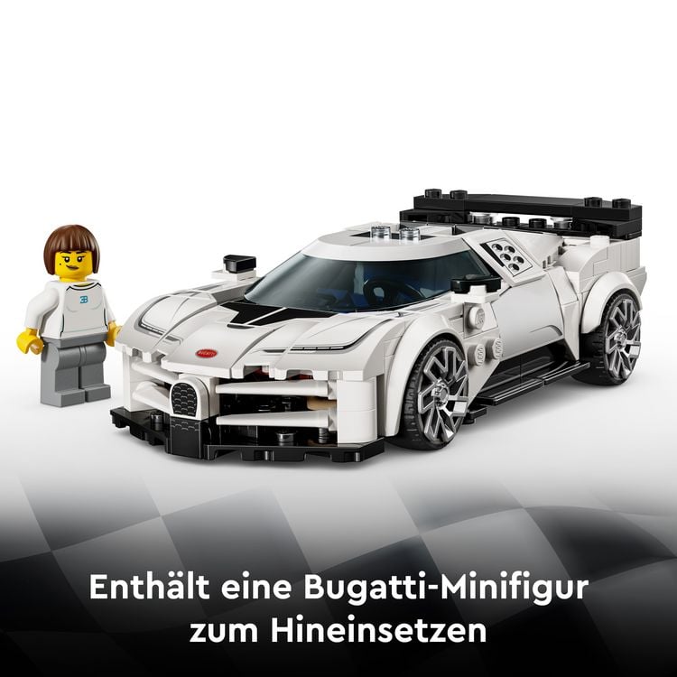 Produktbild: LEGO Speed 77240 Champions Bugatti Centodieci Hypersportwagen, Spielzeug