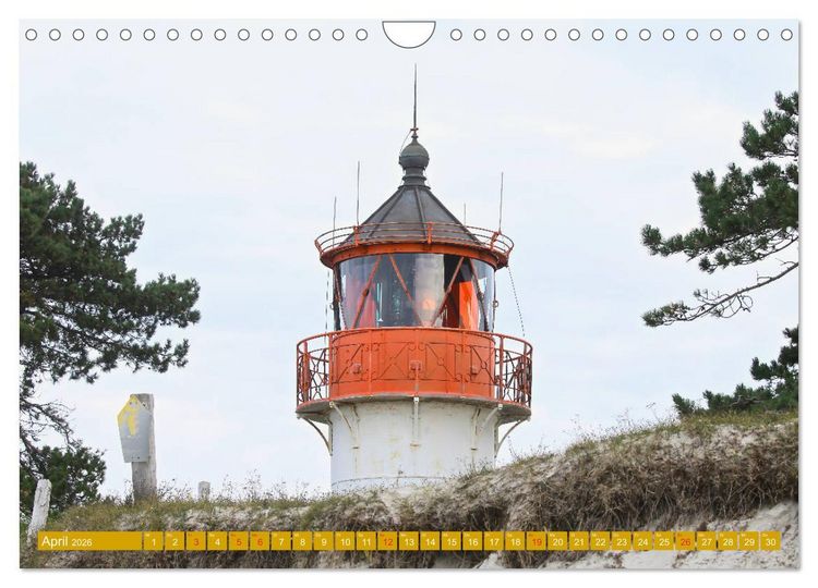 Produktbild: Insel Hiddensee - Stimmungen und Sehns&uuml;chte (Wandkalender 2026 DIN A4 quer), CALVENDO Monatskalender
