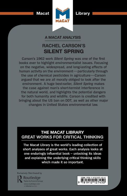 Produktbild: An Analysis of Rachel Carson's Silent Spring