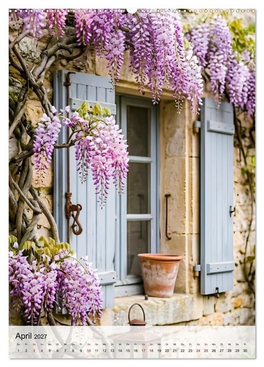 Produktbild: Provence Ein Garten im Wandel der Zeit (Wandkalender 2027 DIN A2 hoch), CALVENDO Monatskalender