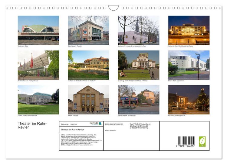 Produktbild: Theater im Ruhr-Revier (Wandkalender 2026 DIN A3 quer), CALVENDO Monatskalender