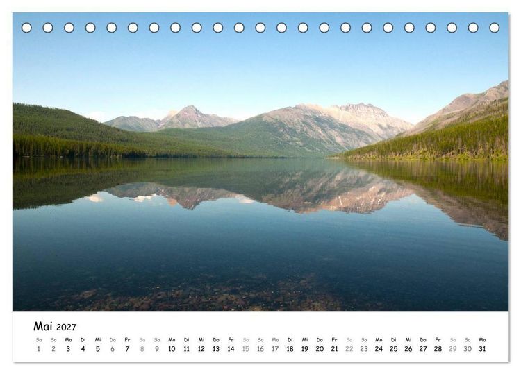 Produktbild: Amerika - Natursch&ouml;nheiten des Westens (Tischkalender 2027 DIN A5 quer), CALVENDO Monatskalender