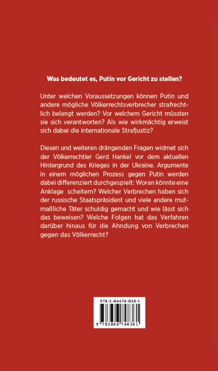Produktbild: Putin vor Gericht?