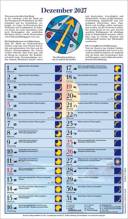 Produktbild: Mit dem Mond im Rhythmus 2027
