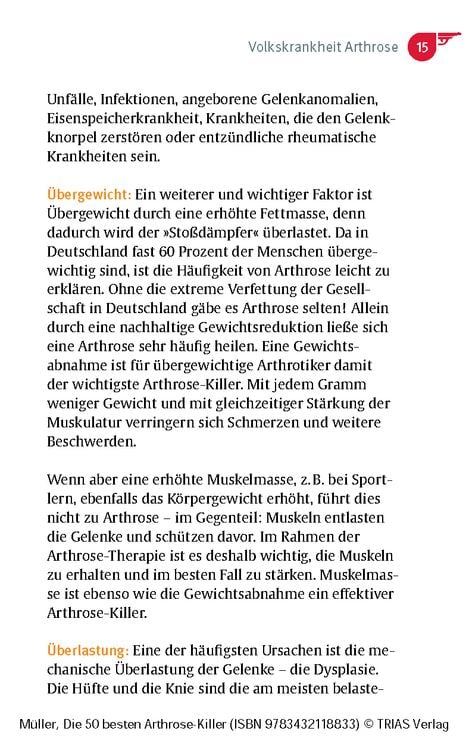 Produktbild: Die 50 besten Arthrose-Killer