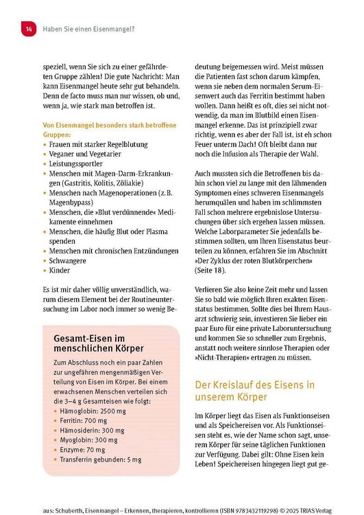 Produktbild: Eisenmangel - Erkennen, therapieren, kontrollieren