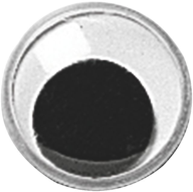 Produktbild: Wackelaugen rund | rund, &Oslash; 18 mm, wei&szlig;/schwarz, 10 St&uuml;ck