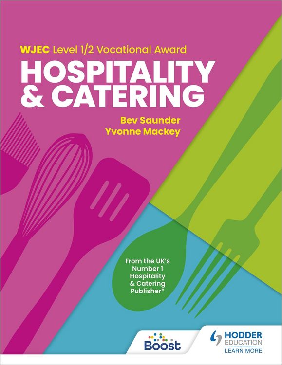 Produktbild: WJEC Level 1/2 Vocational Award in Hospitality and Catering