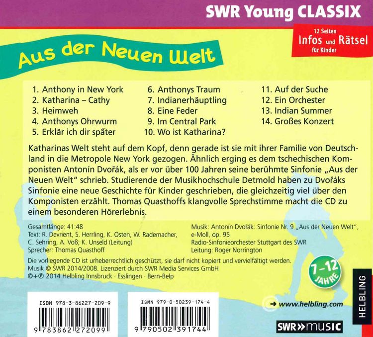 Produktbild: Aus der Neuen Welt