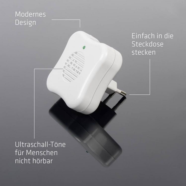 Produktbild: Gardigo ant-repellent 66988 Insektenvertreiber Ultraschall (B x H x T) 65 x 65 x 68 mm Wei&szlig; 1 St.