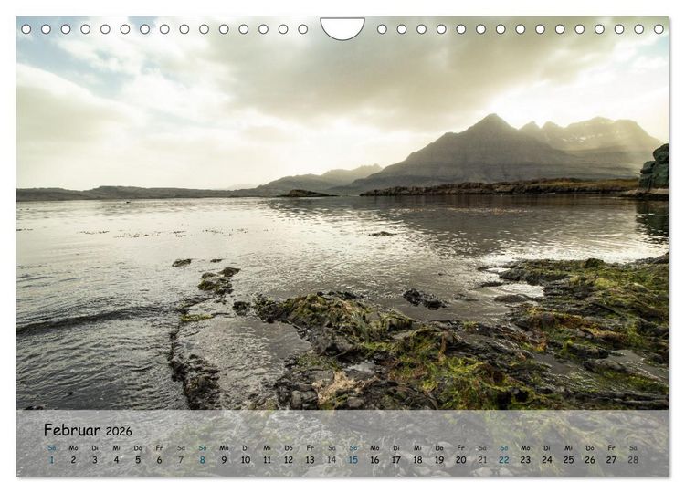 Produktbild: Island - In X Tagen um die Welt (Wandkalender 2026 DIN A4 quer), CALVENDO Monatskalender