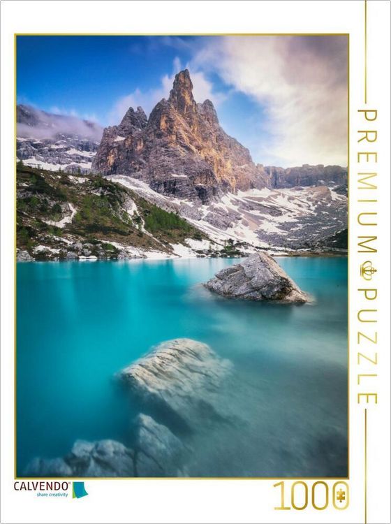 Produktbild: CALVENDO Puzzle Sorapissee in Italien | 1000 Teile Lege-Gr&ouml;&szlig;e 64x48cm Foto-Puzzle f&uuml;r gl&uuml;ckliche Stunden