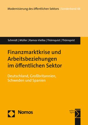 Produktbild: Finanzmarktkrise und Arbeitsbeziehungen im &ouml;ffentlichen Sektor