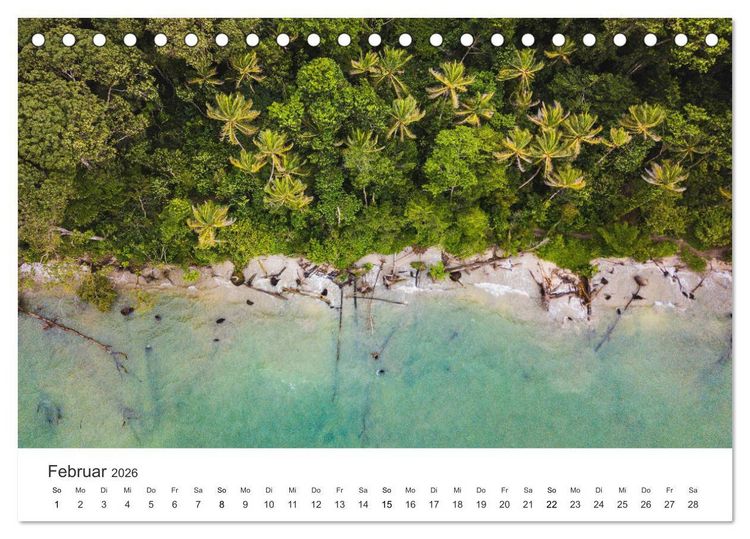 Produktbild: Costa Rica - exotische Tierwelt und unber&uuml;hrte Natur (Tischkalender 2026 DIN A5 quer), CALVENDO Monatskalender