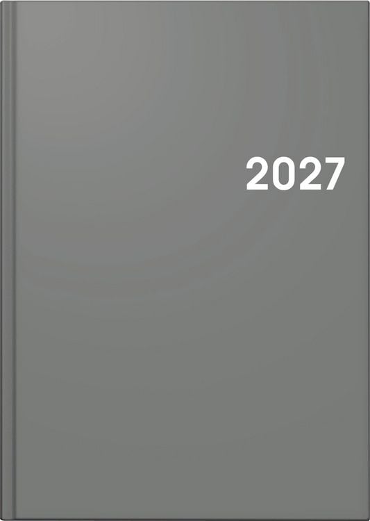 Produktbild: BRUNNEN 1079561637 Buchkalender Mod. 795 2027 A5, Kunststoff, grau