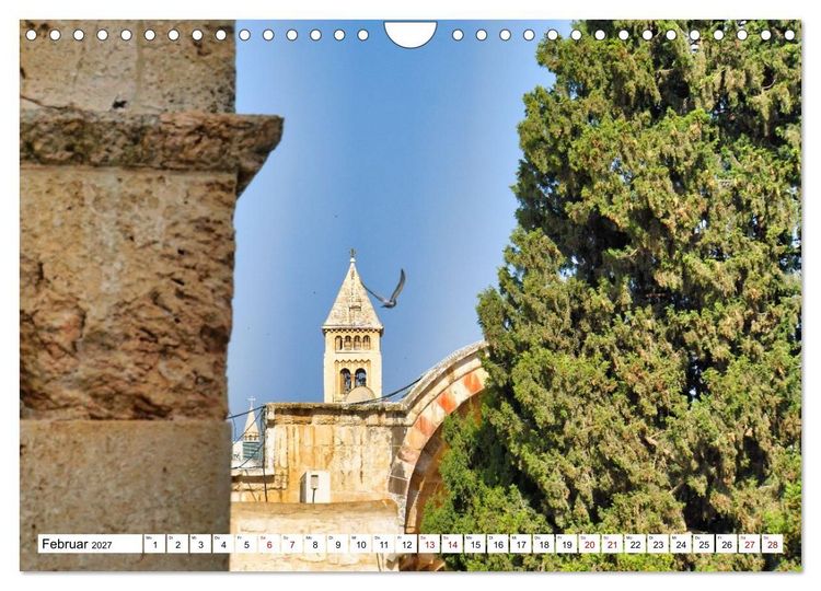 Produktbild: Evangelisch in Jerusalem (Wandkalender 2027 DIN A4 quer), CALVENDO Monatskalender