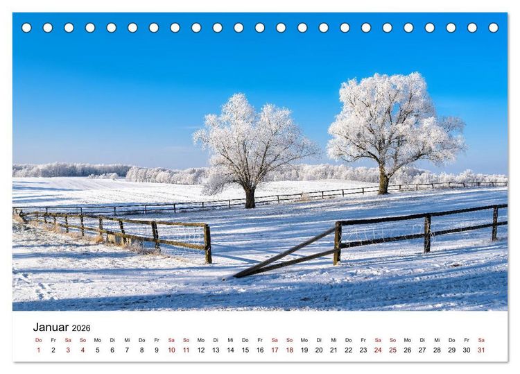 Produktbild: Masuren 2026 - Land der 1000 Seen (Tischkalender 2026 DIN A5 quer), CALVENDO Monatskalender