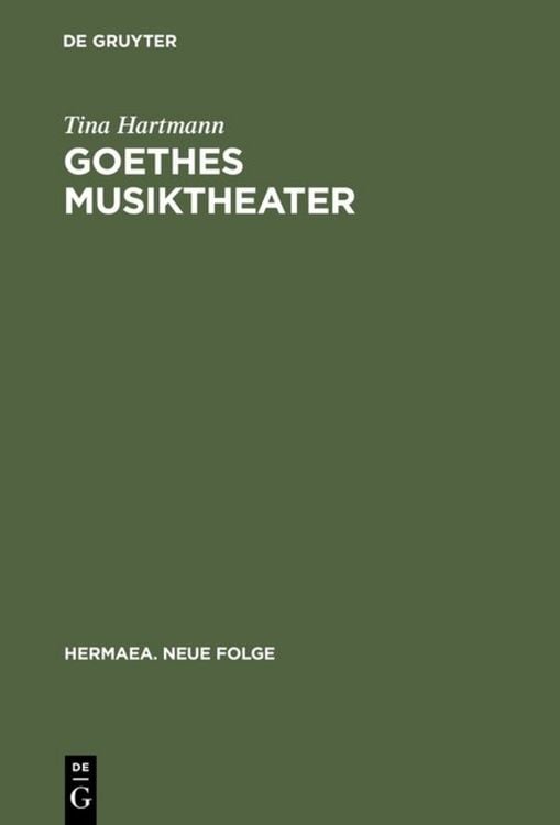 Produktbild: Goethes Musiktheater