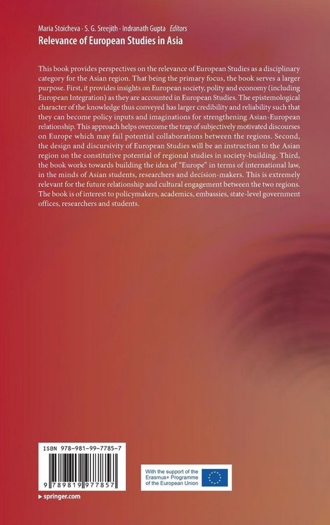 Produktbild: Relevance of European Studies in Asia