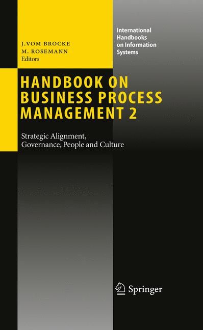 Produktbild: Handbook on Business Process Management 2
