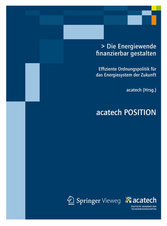 Produktbild: Die Energiewende finanzierbar gestalten