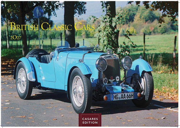 Produktbild: British Classic Cars Kalender 2027 &ndash; Wandkalender | Fotokalender Englische Oldtimer 24x35cm - Eleganz der Britischen Oldtimer