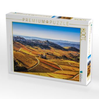 Produktbild: CALVENDO Puzzle Herbstliches Panorama &uuml;ber die sanft eingebetteten Weinreben in Stuttgart Rotenberg | 1000 Teile Lege-Gr&ouml;&szlig;e 64x48cm Foto-Puzzle f&uuml;r gl&uuml;ckliche Stunden