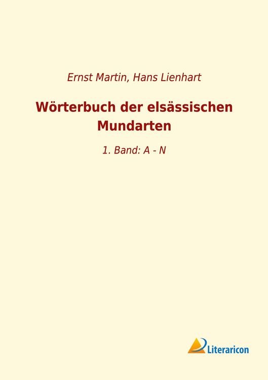 Produktbild: W&ouml;rterbuch der els&auml;ssischen Mundarten