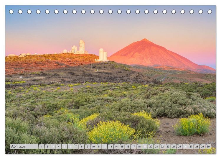 Produktbild: Faszination Teneriffa (Tischkalender 2026 DIN A5 quer), CALVENDO Monatskalender