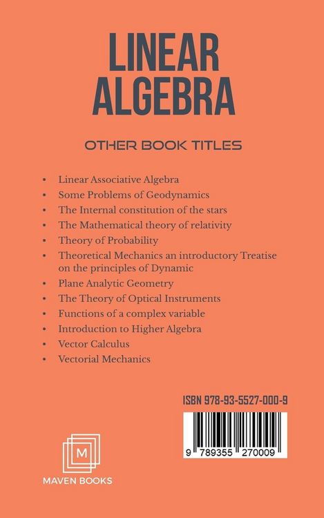 Produktbild: Linear Algebra