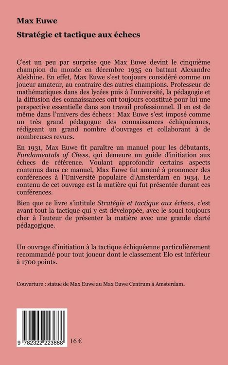 Produktbild: Strat&eacute;gie et tactique aux &eacute;checs