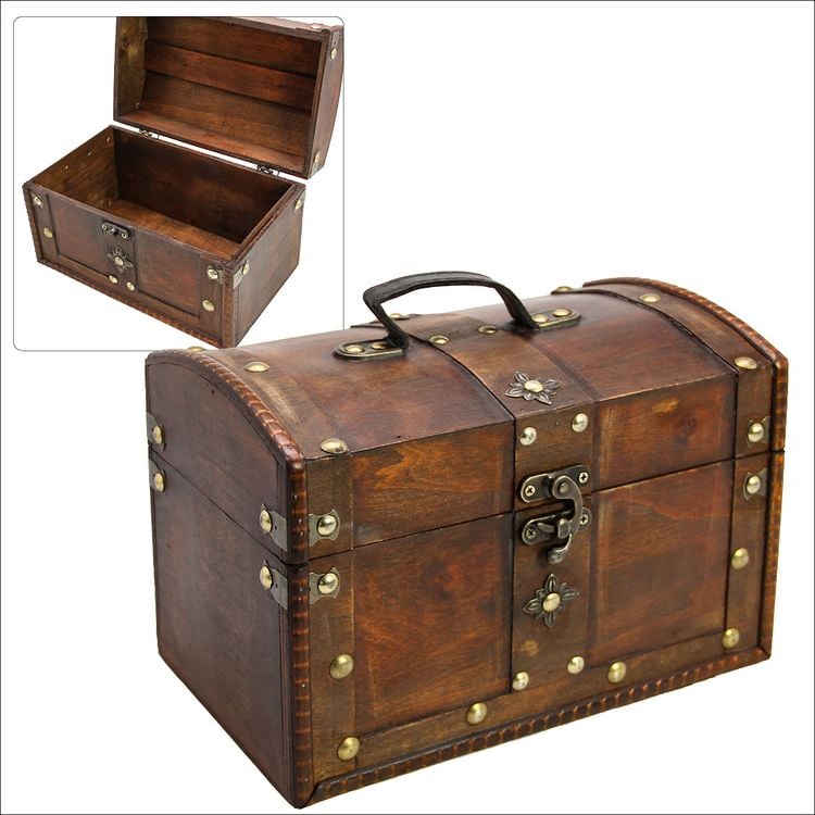 Schatzkiste Holz 21 mittel kaufen