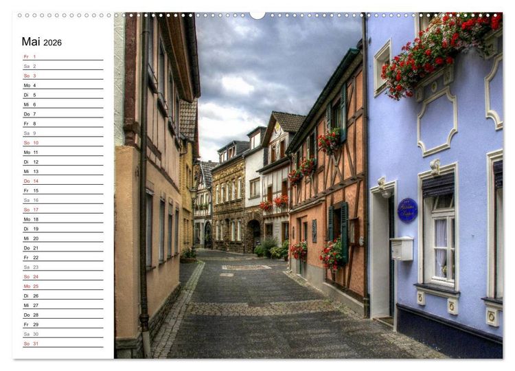Produktbild: Die sch&ouml;nsten Orte der Eifel (Wandkalender 2026 DIN A2 quer), CALVENDO Monatskalender