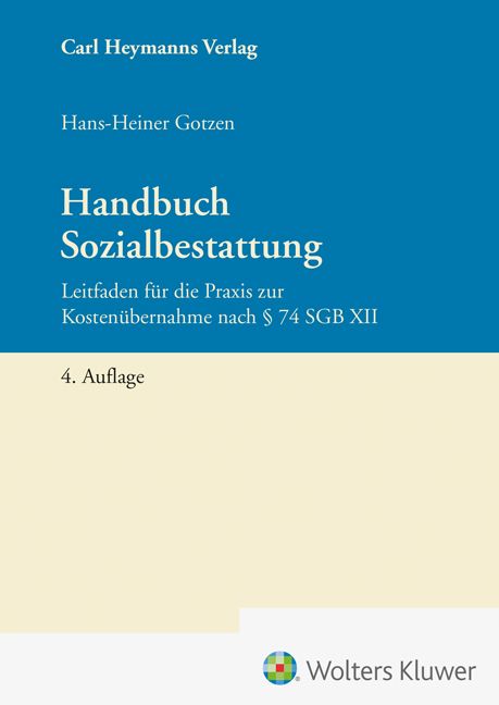 Produktbild: Handbuch Sozialbestattung