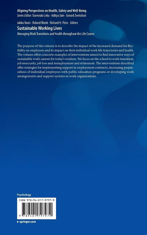Produktbild: Sustainable Working Lives