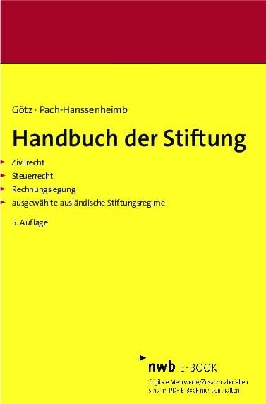 Produktbild: Handbuch der Stiftung