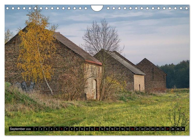 Produktbild: Brandenburg'sche Impressionen (Wandkalender 2026 DIN A4 quer), CALVENDO Monatskalender