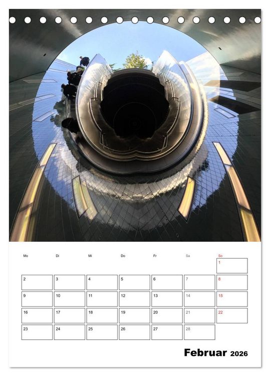 Produktbild: The tiny world of HAMBURG (Tischkalender 2026 DIN A5 hoch), CALVENDO Monatskalender